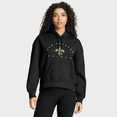 New Orleans Saints Women's Eligible Receiver Legacy Pullover Hoodie - Black discount