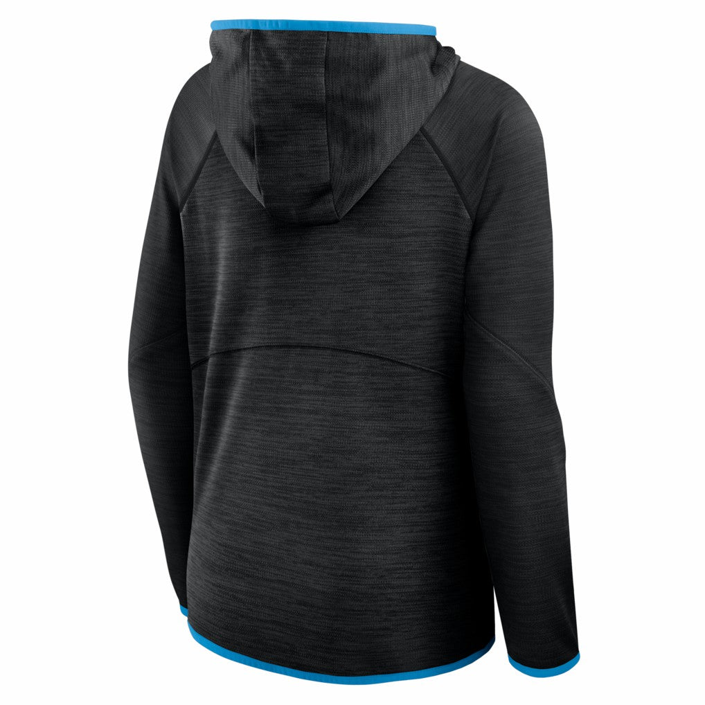 Carolina Panthers Women's Redzone End Around Pass Raglan Full-Zip Hoodie - Black cheap