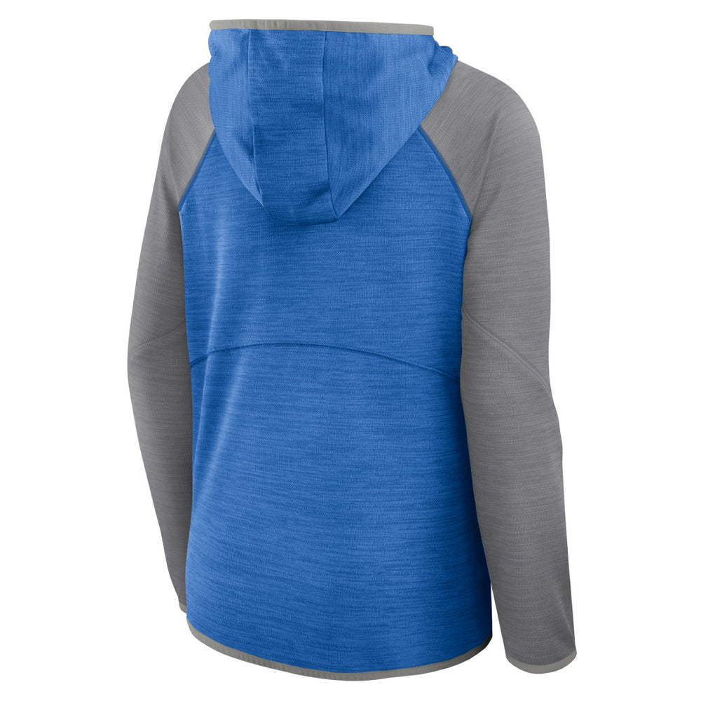 Detroit Lions Women's Redzone End Around Pass Raglan Full-Zip Hoodie - Blue/Gray cheap