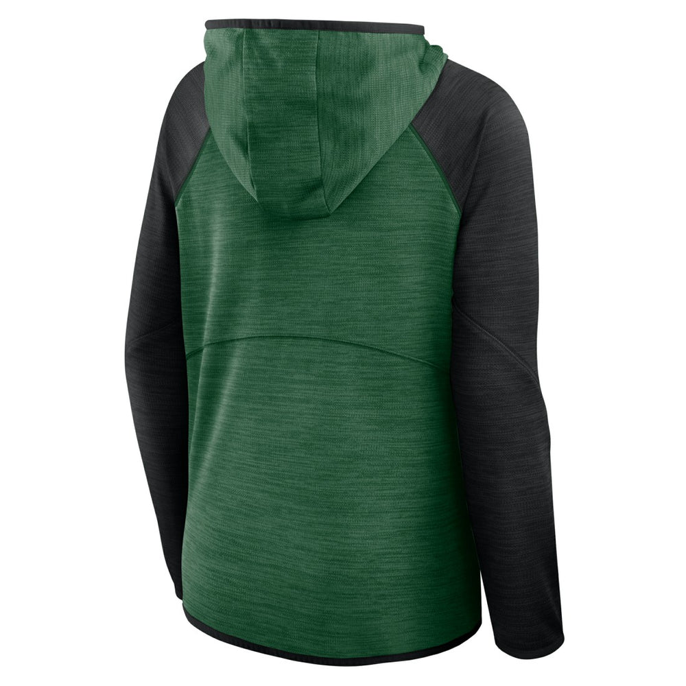 New York Jets Women's Redzone End Around Pass Raglan Full-Zip Hoodie - Green/Black outlet