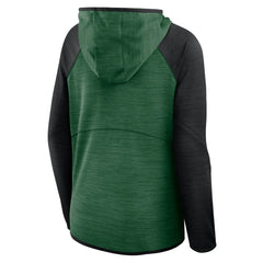 New York Jets Women's Redzone End Around Pass Raglan Full-Zip Hoodie - Green/Black outlet