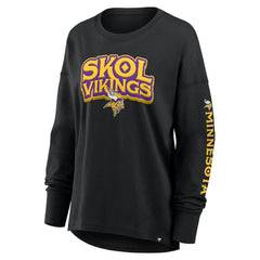 Minnesota Vikings Women's Hometown Legacy Long Sleeve T-Shirt - Black for sale