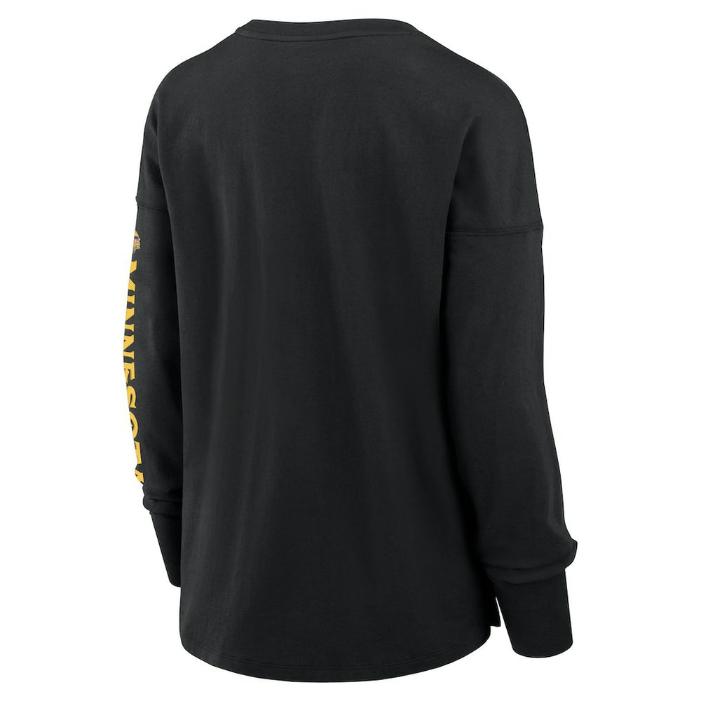Minnesota Vikings Women's Hometown Legacy Long Sleeve T-Shirt - Black for sale