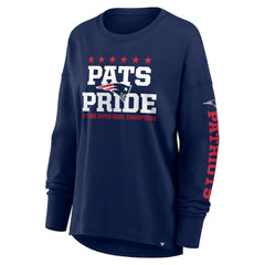 New England Patriots Women's Hometown Legacy Long Sleeve T-Shirt - Navy for sale