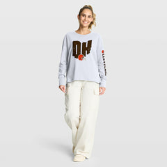 Cleveland Browns Women's Hometown Legacy Long Sleeve T-Shirt - White online