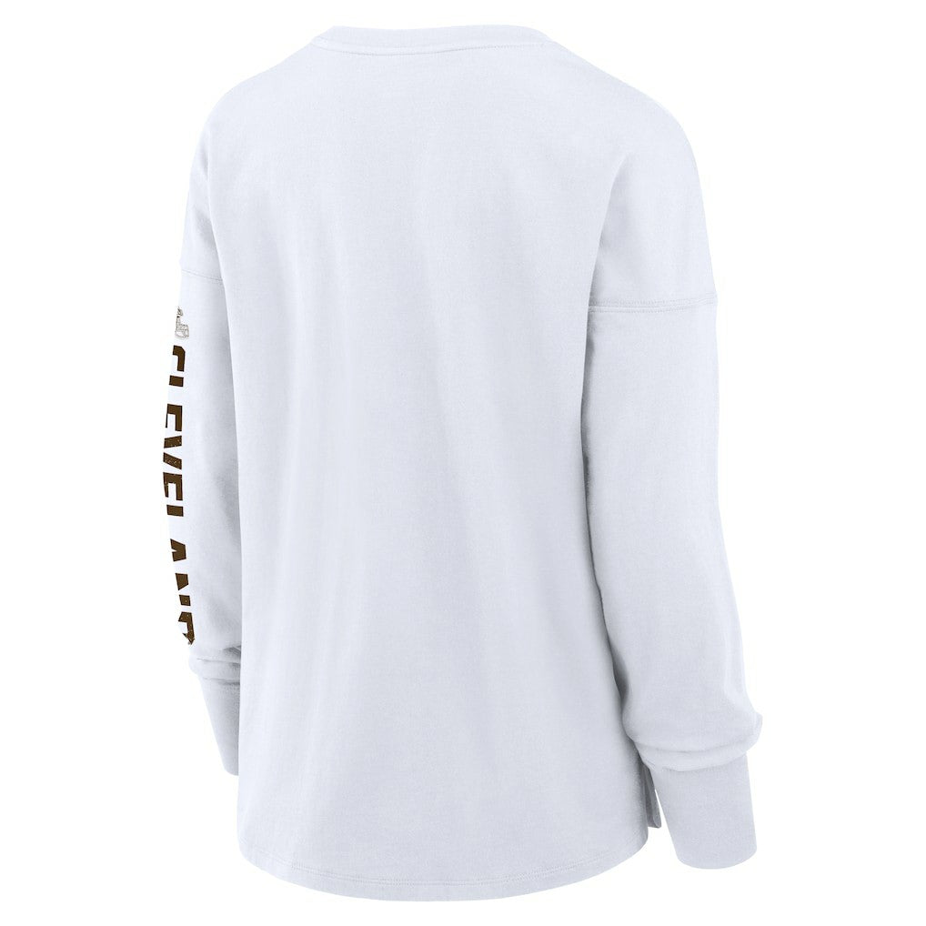 Cleveland Browns Women's Hometown Legacy Long Sleeve T-Shirt - White online
