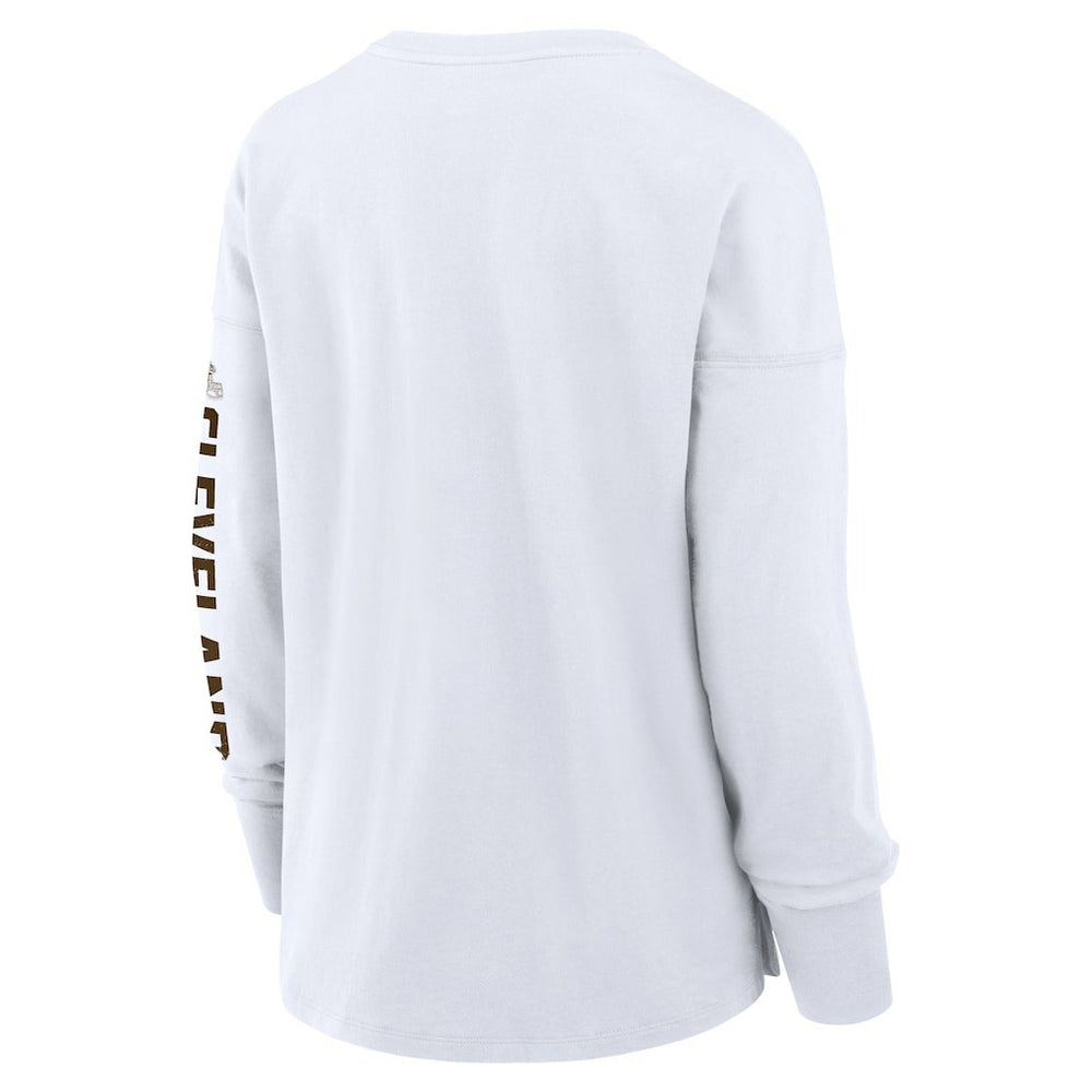 Cleveland Browns Women's Hometown Legacy Long Sleeve T-Shirt - White online