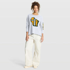 Green Bay Packers Women's Hometown Legacy Long Sleeve T-Shirt - White online