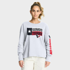 Houston Texans Women's Hometown Legacy Long Sleeve T-Shirt - White discount