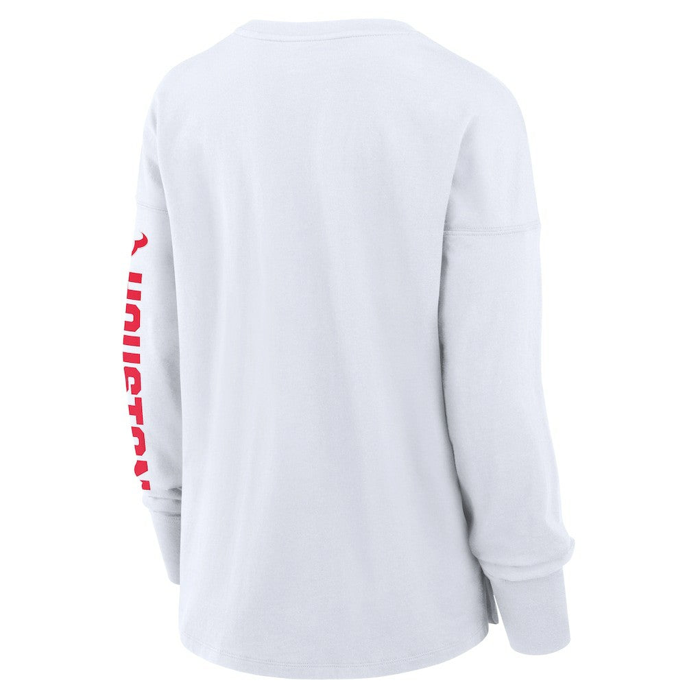 Houston Texans Women's Hometown Legacy Long Sleeve T-Shirt - White discount