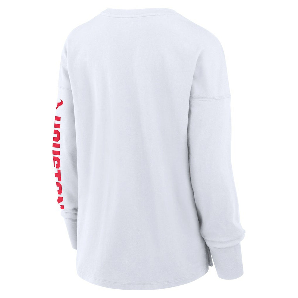 Houston Texans Women's Hometown Legacy Long Sleeve T-Shirt - White discount