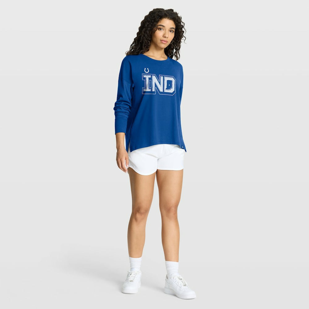 Indianapolis Colts Women's Hometown Legacy Long Sleeve T-Shirt - Royal cheap