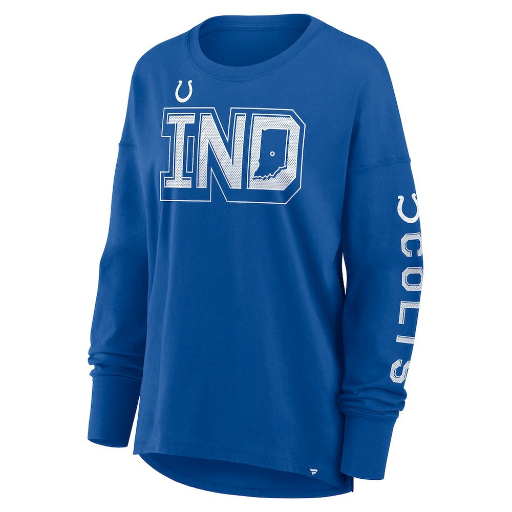 Indianapolis Colts Women's Hometown Legacy Long Sleeve T-Shirt - Royal cheap