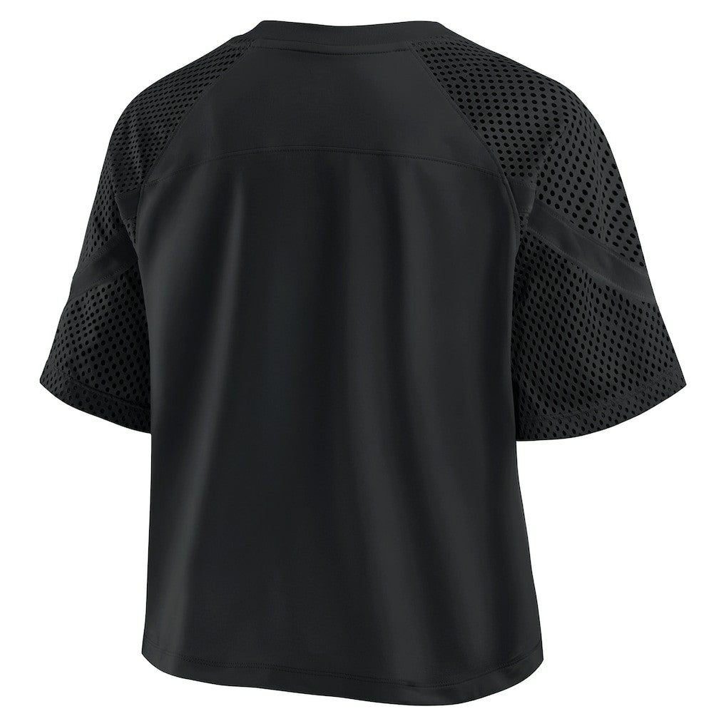 Baltimore Ravens Women's Oversized Raglan V-Neck Blackout Fashion Jersey online