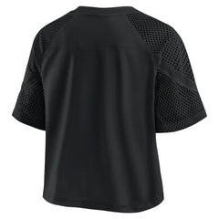 Baltimore Ravens Women's Oversized Raglan V-Neck Blackout Fashion Jersey online