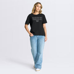 Washington Commanders Women's Blackout Kneel Down Legacy T-Shirt - Black online