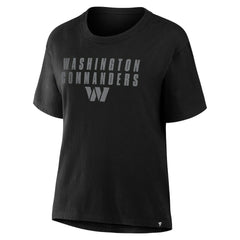 Washington Commanders Women's Blackout Kneel Down Legacy T-Shirt - Black online
