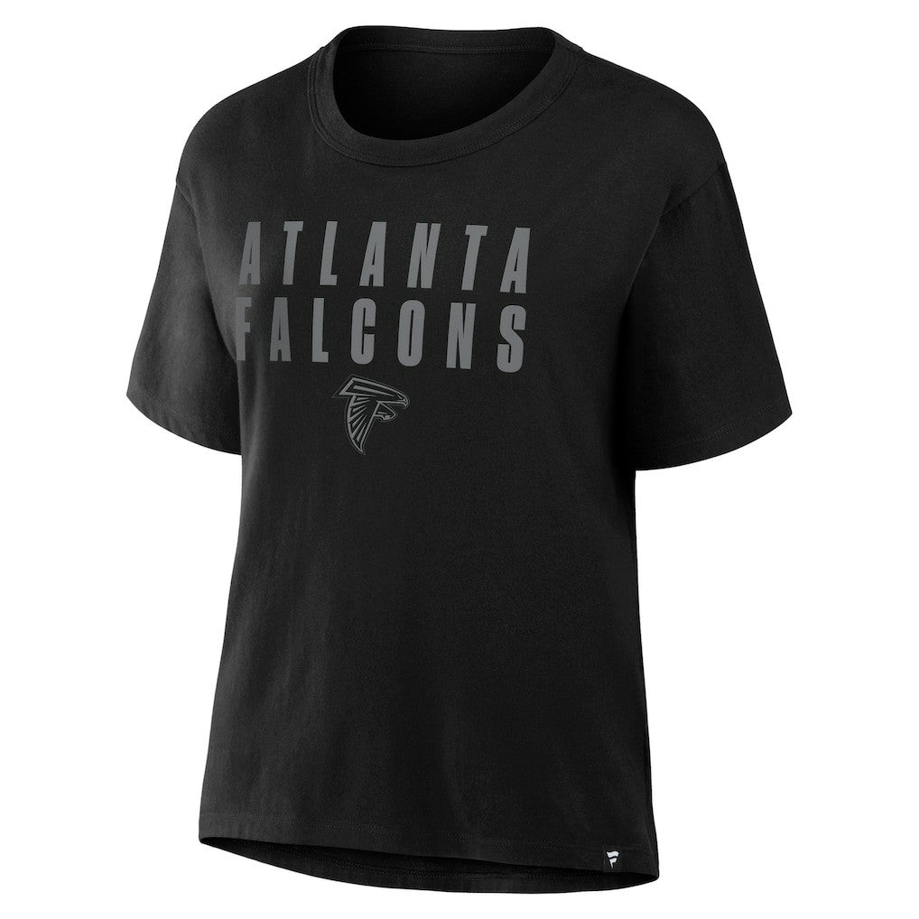 Atlanta Falcons Women's Blackout Kneel Down Legacy T-Shirt - Black discount