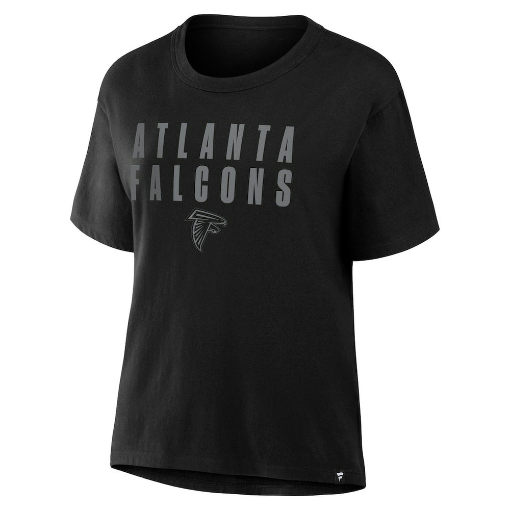 Atlanta Falcons Women's Blackout Kneel Down Legacy T-Shirt - Black discount