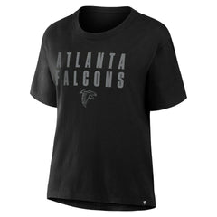 Atlanta Falcons Women's Blackout Kneel Down Legacy T-Shirt - Black discount