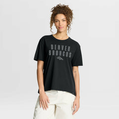 Denver Broncos Women's Blackout Kneel Down Legacy T-Shirt - Black outlet
