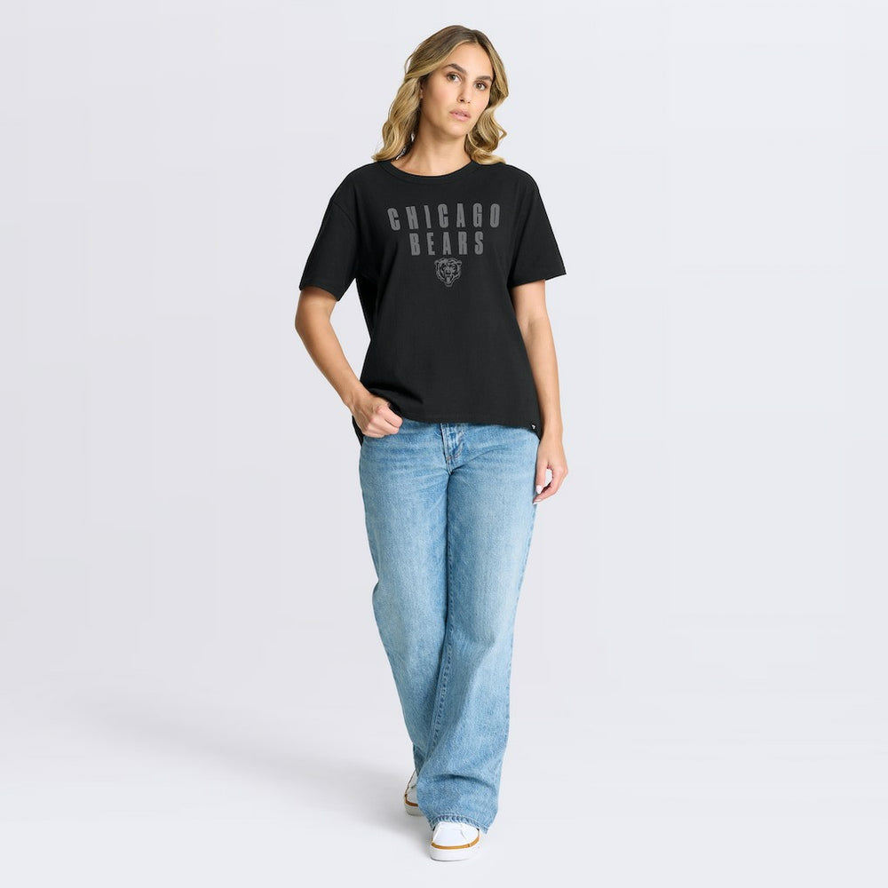 Chicago Bears Women's Blackout Kneel Down Legacy T-Shirt - Black online