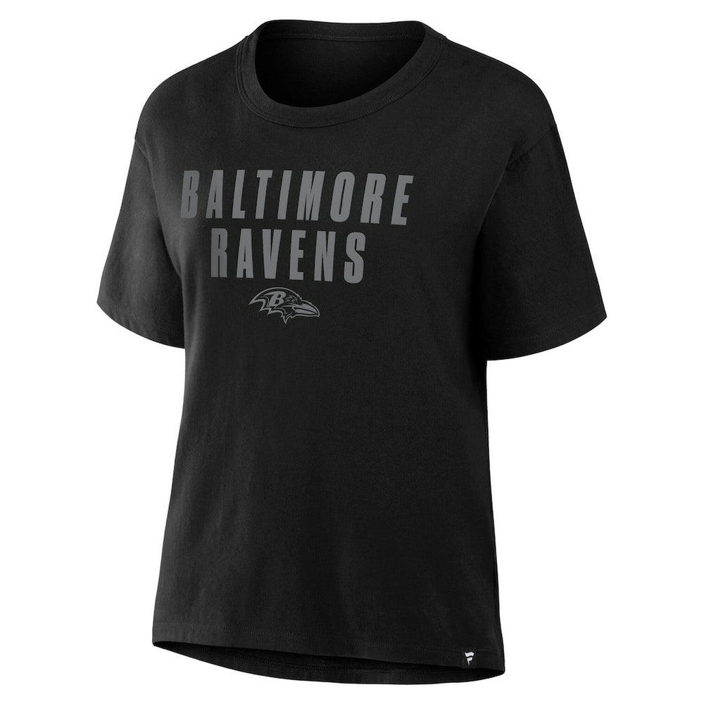 Baltimore Ravens Women's Blackout Kneel Down Legacy T-Shirt - Black for sale