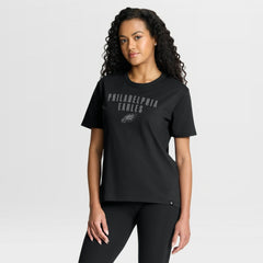 Philadelphia Eagles Women's Blackout Kneel Down Legacy T-Shirt - Black sale