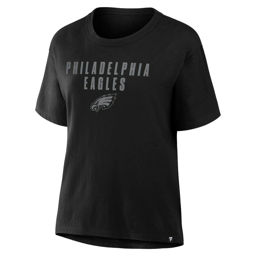 Philadelphia Eagles Women's Blackout Kneel Down Legacy T-Shirt - Black sale