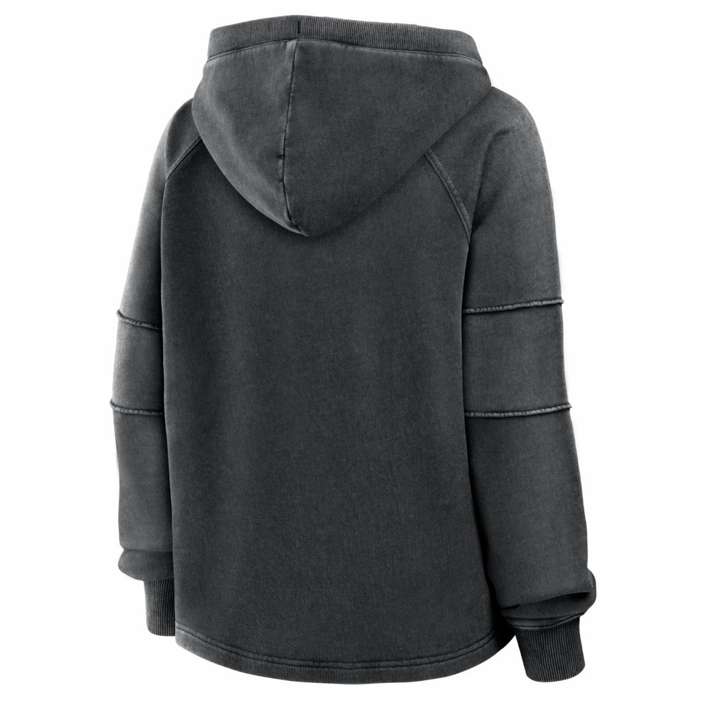 Philadelphia Eagles Women's Oversized Raglan Gridiron Hoodie - Black outlet
