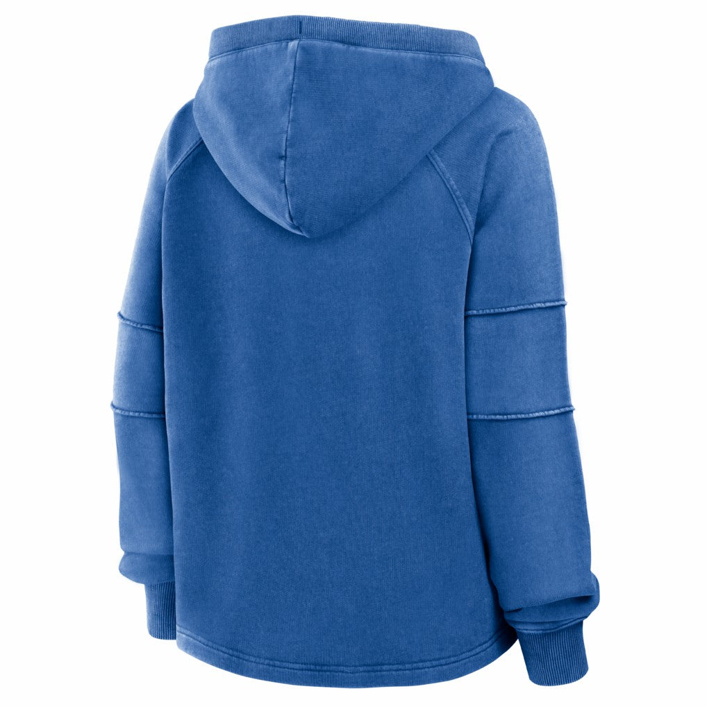 Buffalo Bills Women's Oversized Raglan Gridiron Hoodie - Royal on sale