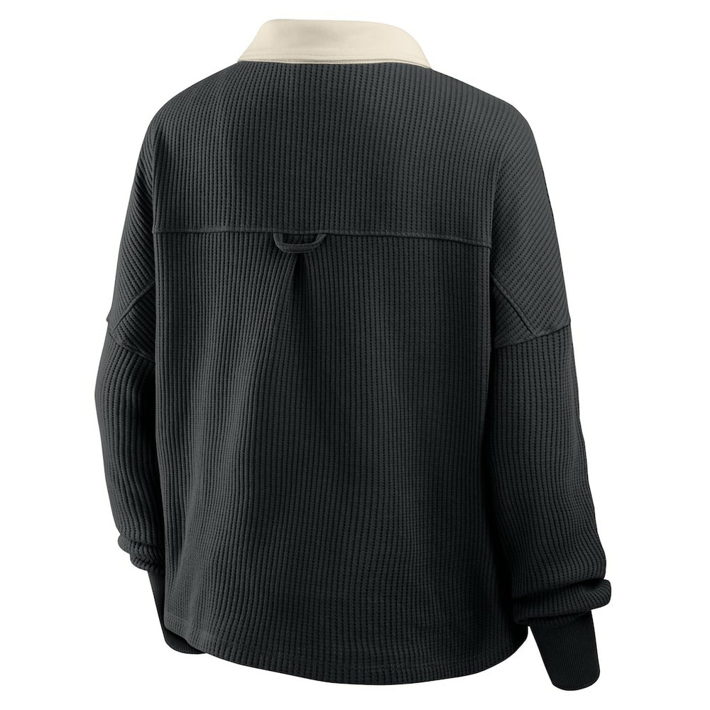 Pittsburgh Steelers Women's Oversized Hometown Premium Thermal Long Sleeve Shirt - Black on sale