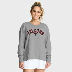 Atlanta Falcons Women's Hometown Legacy Long Sleeve T-Shirt - Heather Gray cheap