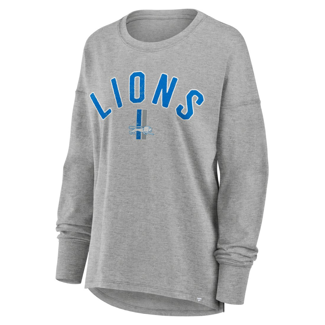 Detroit Lions Women's Hometown Legacy Long Sleeve T-Shirt - Heather Gray on sale
