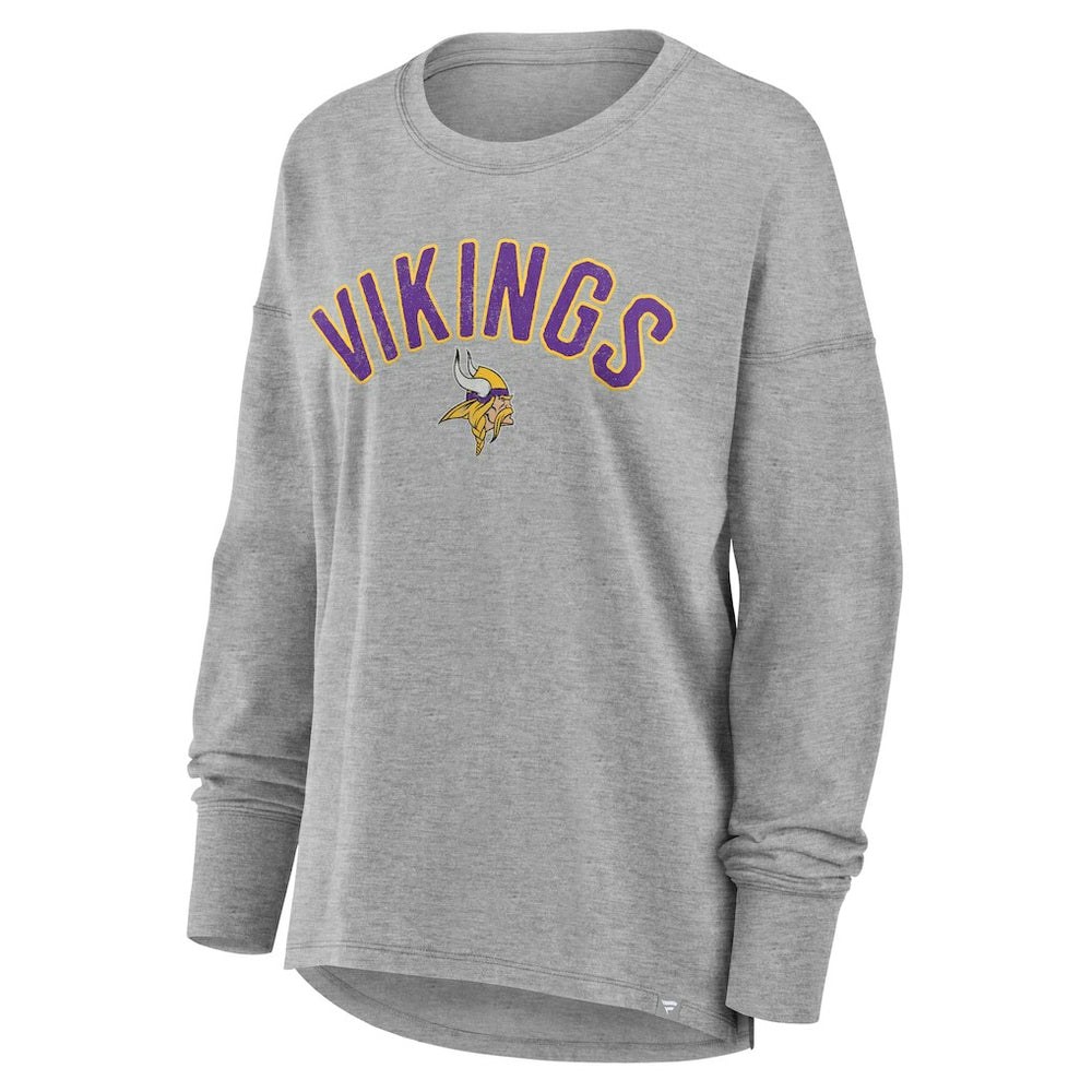 Minnesota Vikings Women's Hometown Legacy Long Sleeve T-Shirt - Heather Gray online