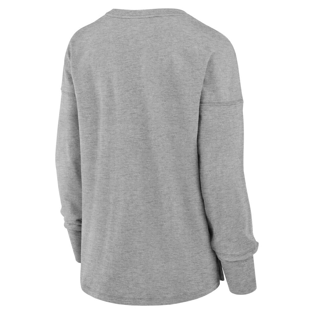 New Orleans Saints Women's Hometown Legacy Long Sleeve T-Shirt - Heather Gray cheap