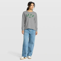 New York Jets Women's Hometown Legacy Long Sleeve T-Shirt - Heather Gray online
