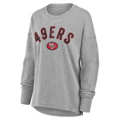 San Francisco 49ers Women's Hometown Legacy Long Sleeve T-Shirt - Heather Gray discount