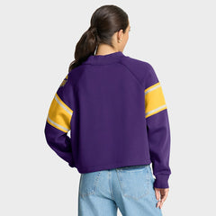 Minnesota Vikings Oversized Hometown Toss Sweep Mock Neck Pullover - Purple sale
