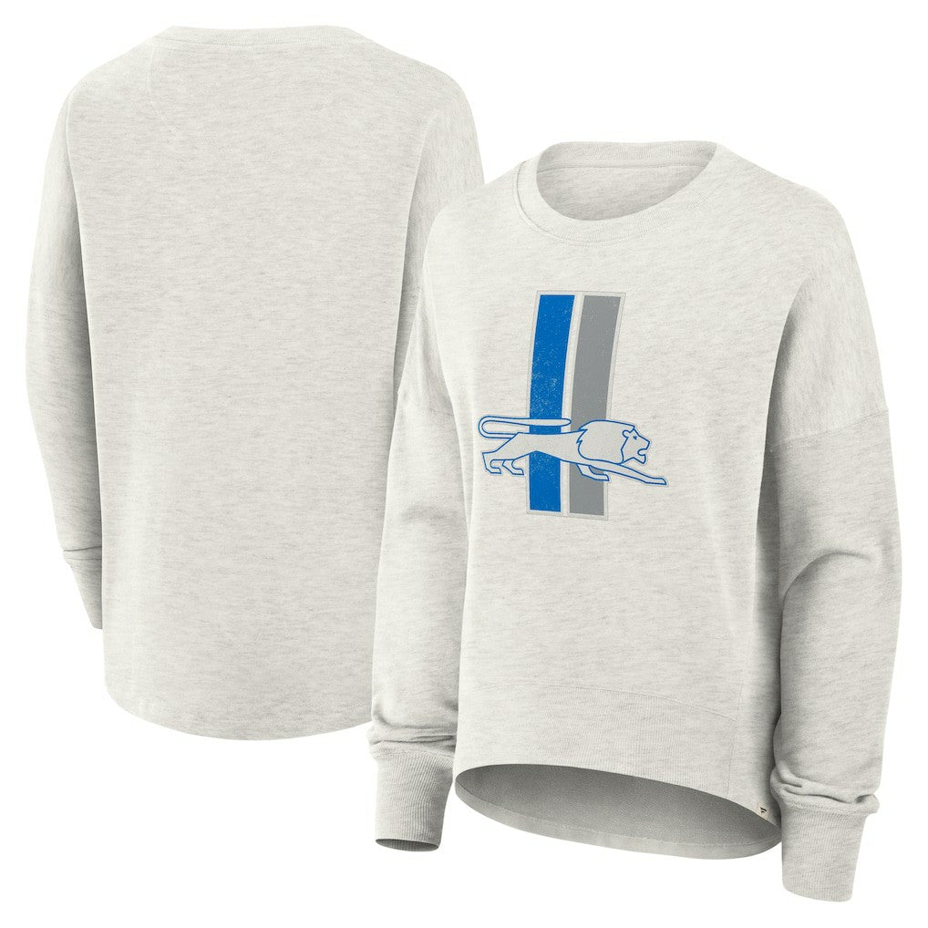 Detroit Lions Women's Oversized Hometown Pullover Sweatshirt - Heather Gray online