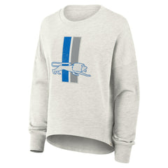 Detroit Lions Women's Oversized Hometown Pullover Sweatshirt - Heather Gray online