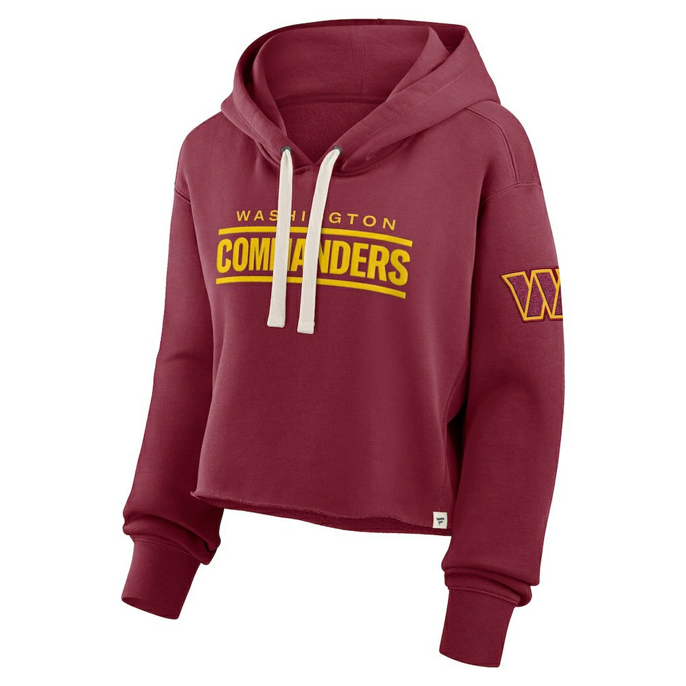 Washington Commanders Women's Oversized Hometown Heritage Cropped Hoodie - Burgundy sale