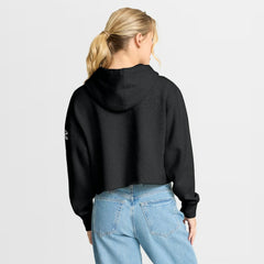 Atlanta Falcons Women's Oversized Hometown Heritage Cropped Hoodie - Black outlet