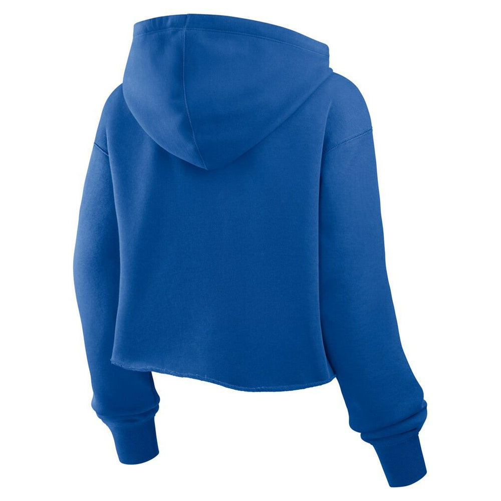 Buffalo Bills Women's Oversized Hometown Heritage Cropped Hoodie - Royal on sale