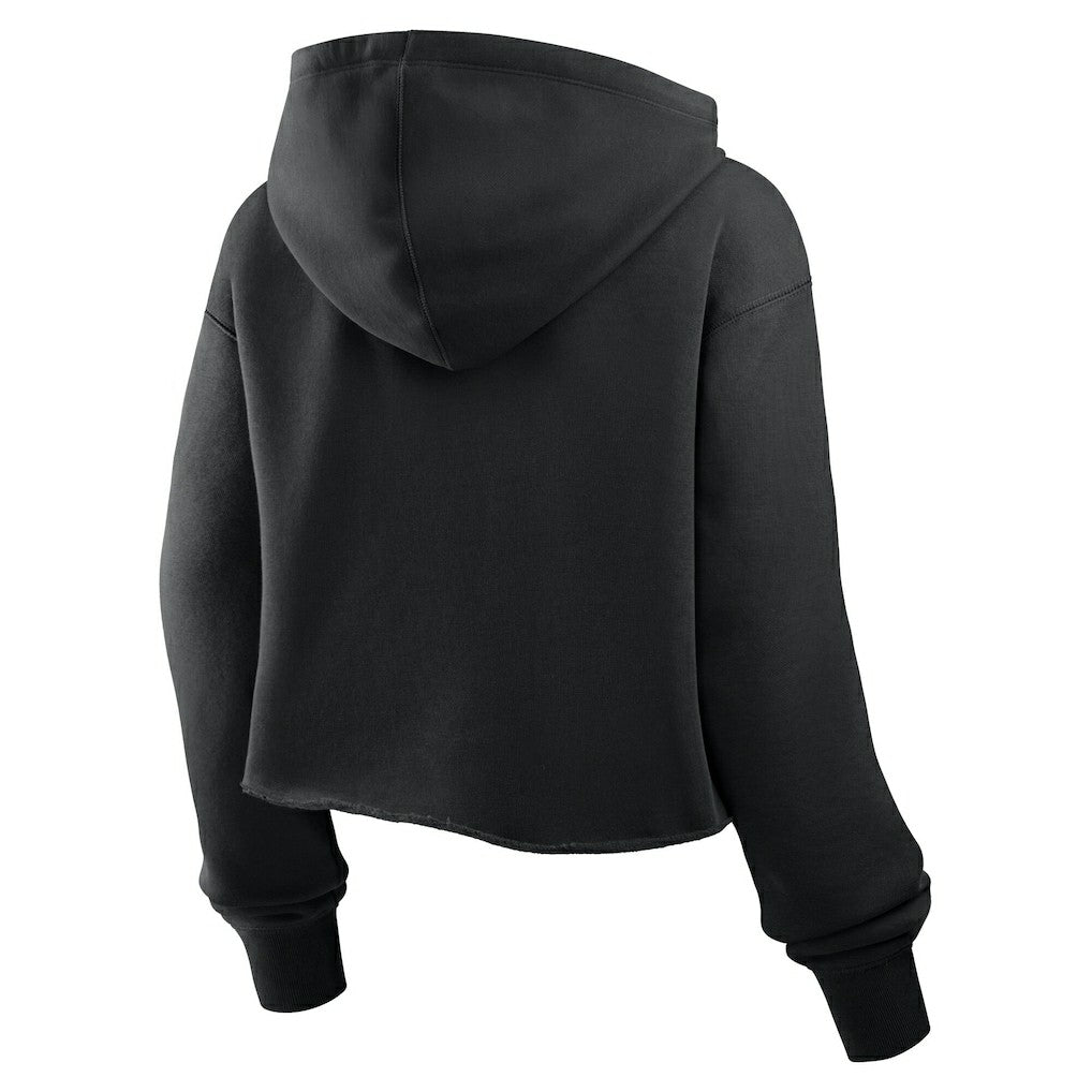 Las Vegas Raiders Women's Oversized Hometown Heritage Cropped Hoodie - Black cheap