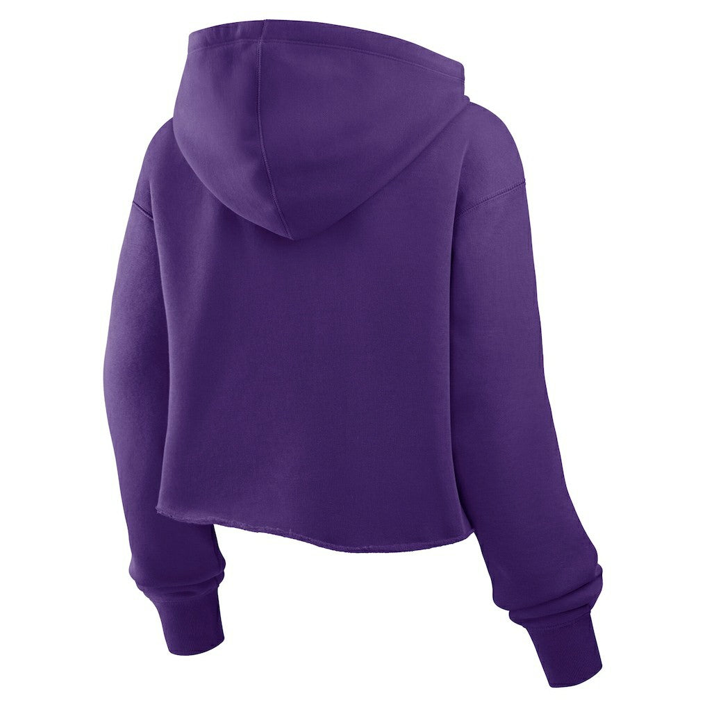 Minnesota Vikings Women's Oversized Hometown Heritage Cropped Hoodie - Purple sale