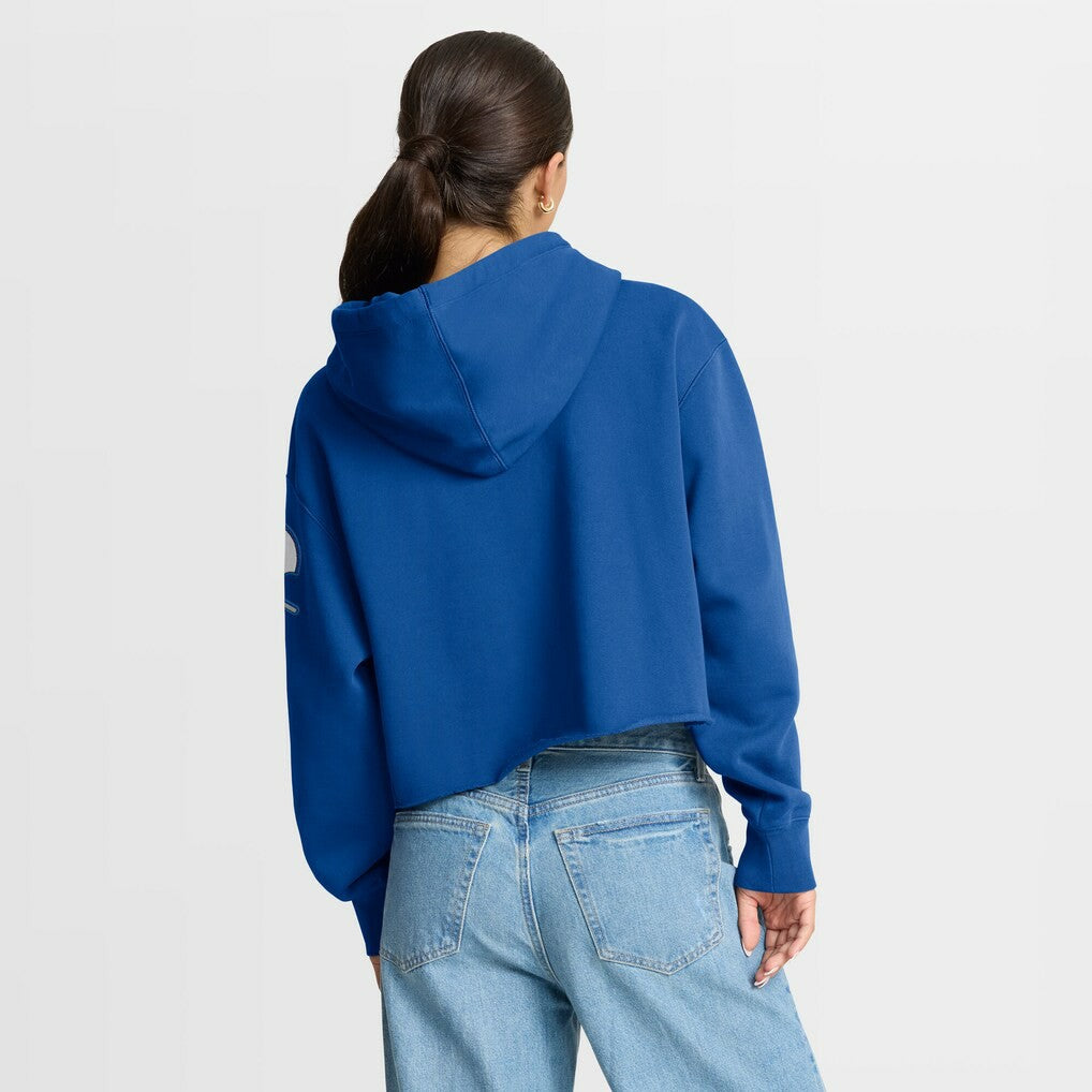 Indianapolis Colts Women's Oversized Hometown Heritage Cropped Hoodie - Royal cheap