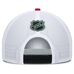 Detroit Red Wings Fanatics Authentic Pro Rink A-Frame Adjustable Hat Black/White
