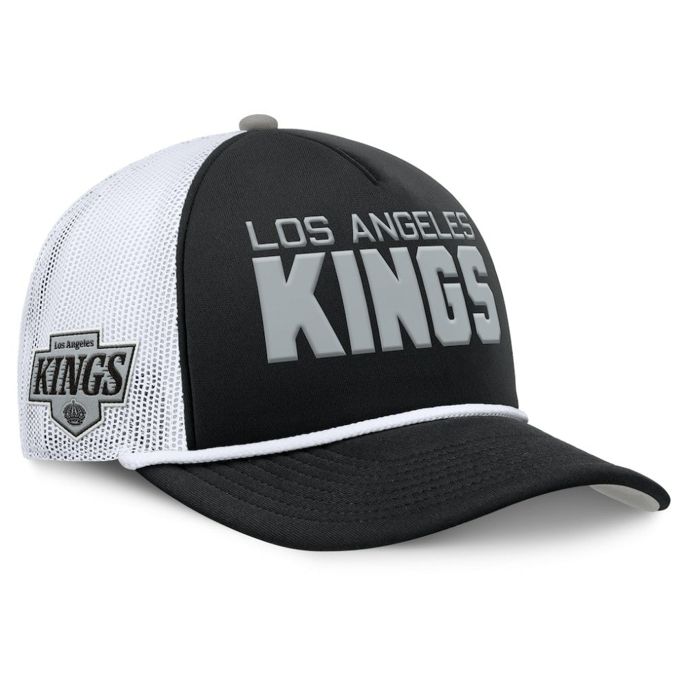 Los Angeles Kings Fanatics Authentic Pro Rink A-Frame Adjustable Hat Black/White