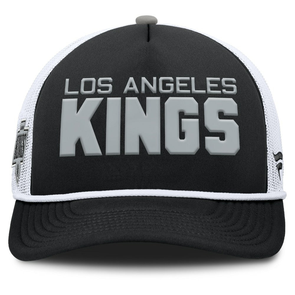 Los Angeles Kings Fanatics Authentic Pro Rink A-Frame Adjustable Hat Black/White